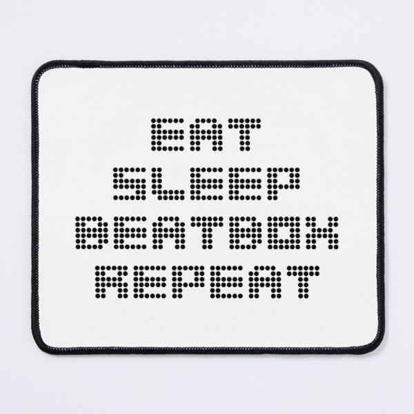 Item preview, Eat Sleep Beatbox Repeat (Black) designed and sold by superdumb70.