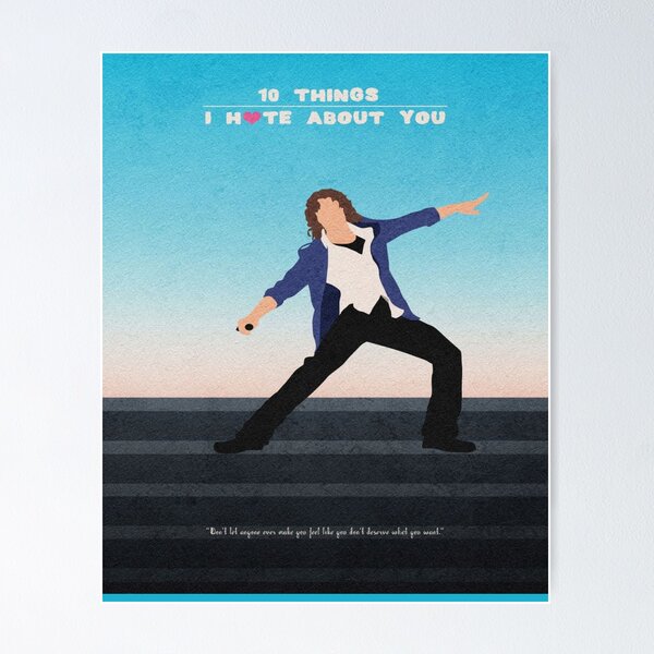 10 Things I Hate About You Movie Poster for Sale by Rachel Grace