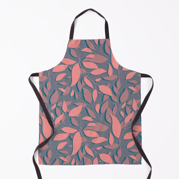 Item preview, Falling pink leaves on the grey background designed and sold by kMariaART.