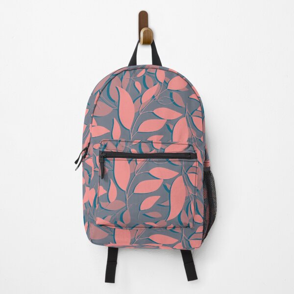 Item preview, Falling pink leaves on the grey background  designed and sold by kMariaART.