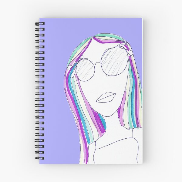 Item preview, Cabello vibrante y lentes extravagantes designed and sold by Old Soul Imagination .