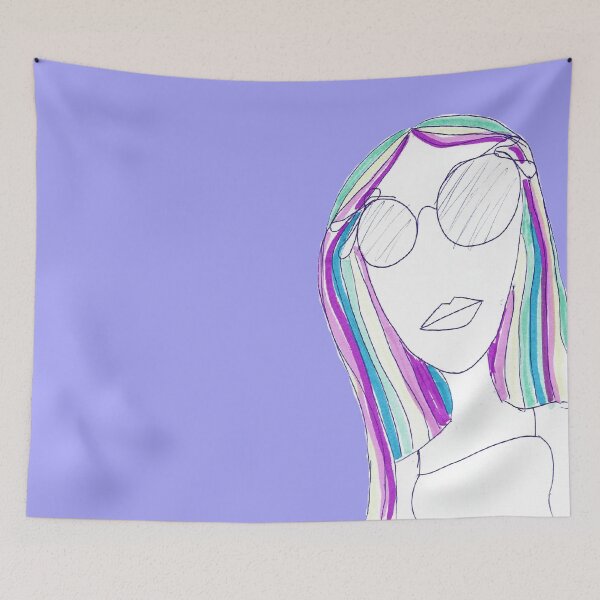 Item preview, Vibrant Hair and Whacky Glasses  designed and sold by Old Soul Imagination .