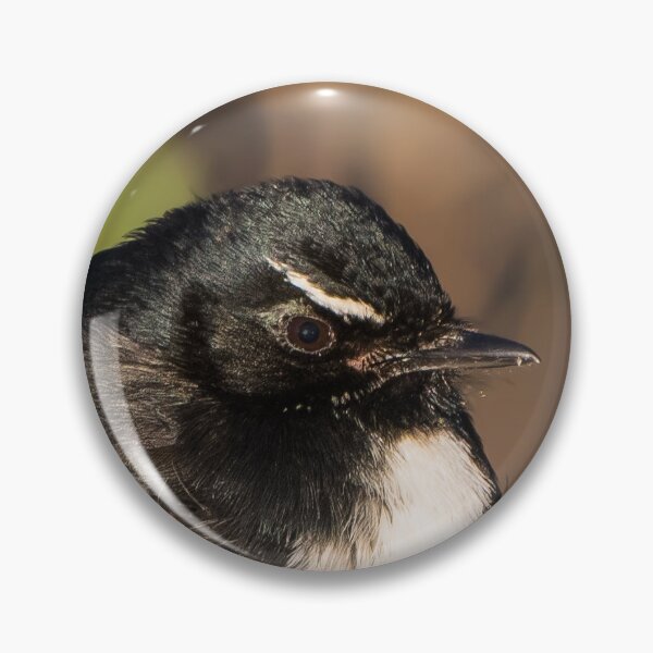 Item preview, Cute Birds Willie Wagtail Black Bird designed and sold by Jason Gilbert.