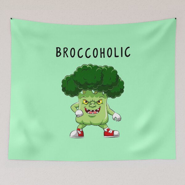 Item preview, Funny Broccoholic 1 designed and sold by ExplodingDeer.