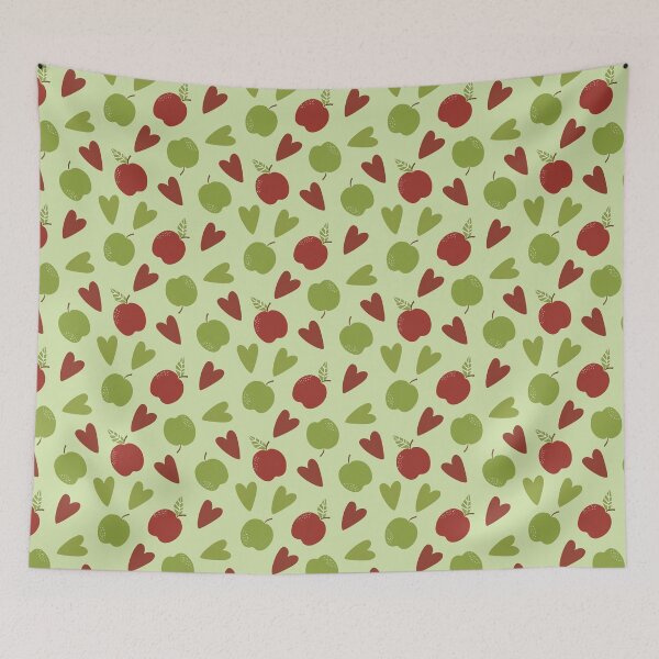Item preview, Apple time pattern designed and sold by FunnyChameleon.