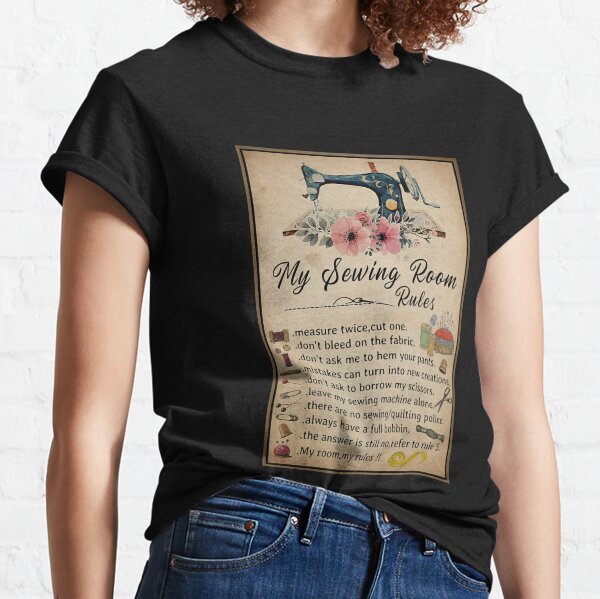 Item preview, My Sewing Room Rules - Sewing Machine Flower - Sewing Lover - Sewing Rules designed and sold by douglasNVD.