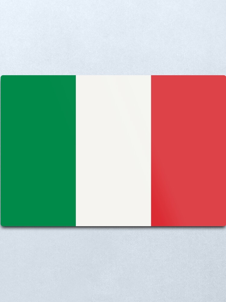 Alternate view of Flag of Italy Metal Print