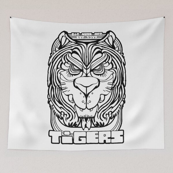 Item preview, Tiger Crest - White and Black designed and sold by bignose1977.