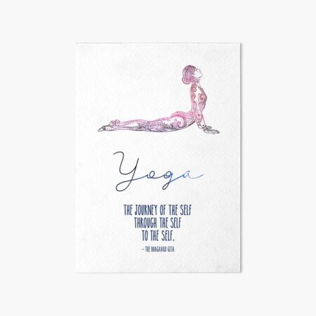 Item preview, Bhagavad Gita Quote: YOGA: The journey of the self, through the self, to the self. designed and sold by KimiBloom.