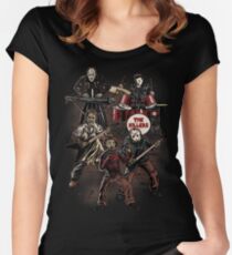 Death Metal Killer Music Horror Women's Fitted Scoop T-Shirt