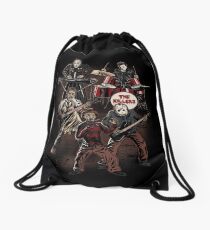 Death Metal Killer Music Horror Drawstring Bag