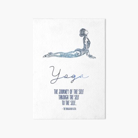 Item preview, Bhagavad Gita Quote: YOGA: The journey of the self, through the self, to the self. designed and sold by KimiBloom.