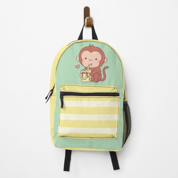 Item preview, Cute Little Monkey Loves Banana Milk designed and sold by rustydoodle.