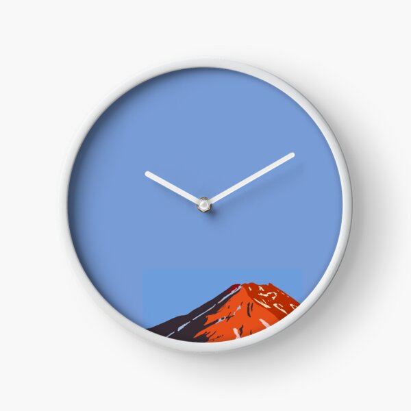 Syme Hut, Mt Taranaki, New Zealand Clock