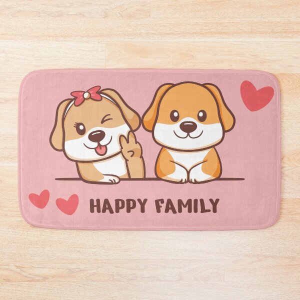 Item preview, Cute Happy Family Corgi designed and sold by Cutecy.