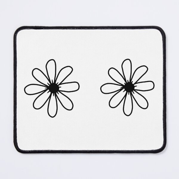 Item preview, DAISY FLOWER BOOBS LINE ART designed and sold by aydapadi.