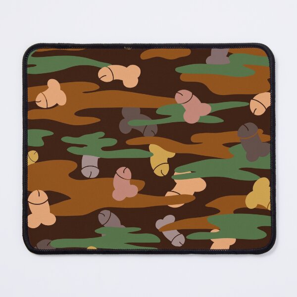 Item preview, CAMOUFLAGE FUNNY PENIS COCKS PATTERN designed and sold by aydapadi.