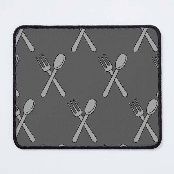 Item preview, Spoon and Fork Pattern dark gray designed and sold by jasoncj.