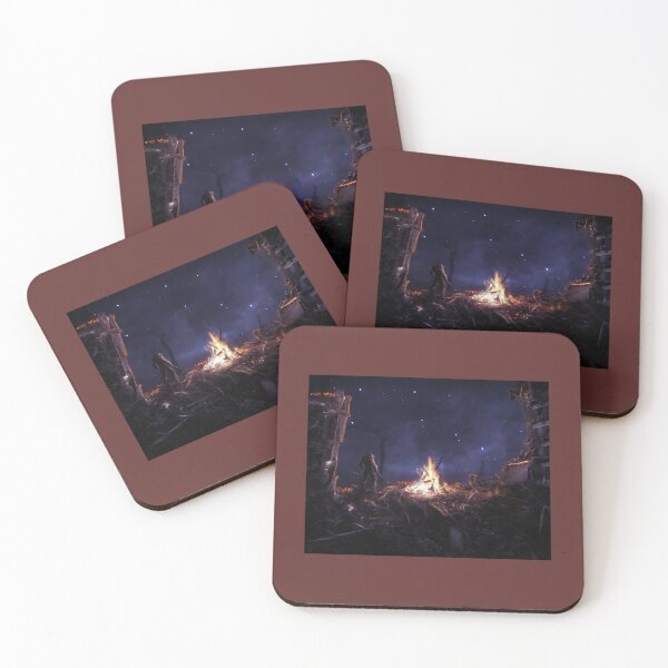 Item preview, Jagi Gaiden - Campfire Scene Art Print designed and sold by Branderastore.