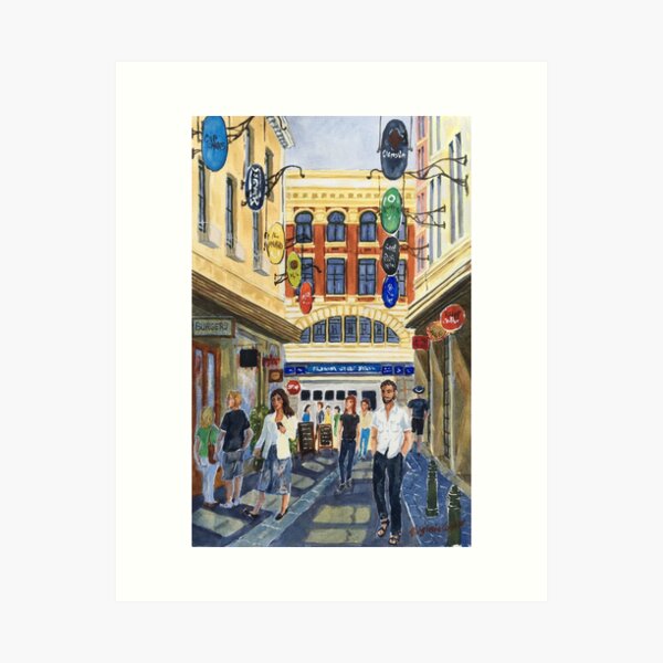Item preview, Degraves Street Melbourne designed and sold by Virginia  Coghill.