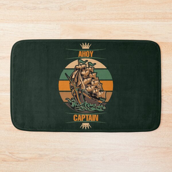 Item preview, Ahoy captain - vintage pirate ship designed and sold by SidTastic .