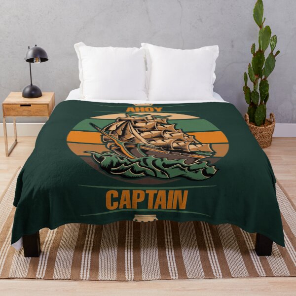 Item preview, Ahoy captain - vintage pirate ship designed and sold by SidTastic .