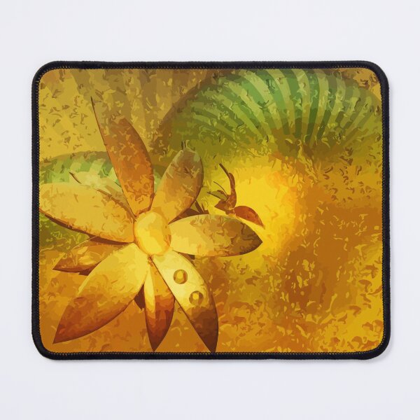 Item preview, Gold flowers designed and sold by harietteh.