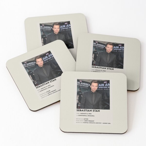 Item preview, Sebastian Stan (minimalistic poster design) designed and sold by theislandgirl.