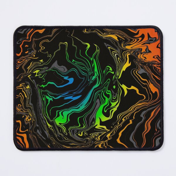Item preview, Rainbow & Black Marble designed and sold by Lozzie Eliza Designs.