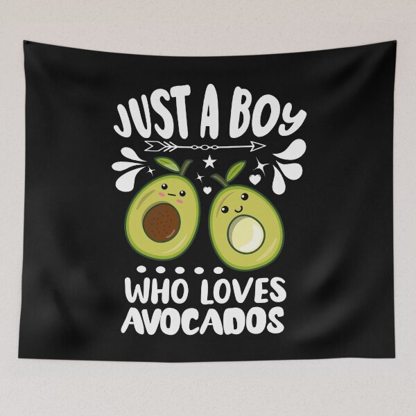 Item preview, Just A Boy Who Loves Avocados designed and sold by AmethystMurad.