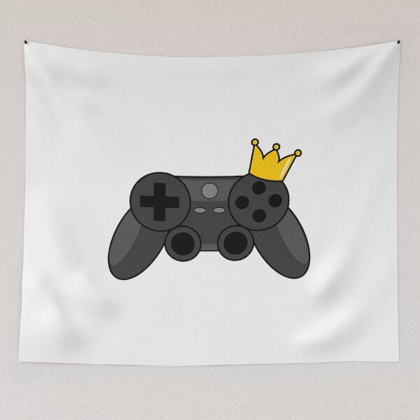 Item preview, Game controller with crown for the best player designed and sold by ZnDigitalPrints.