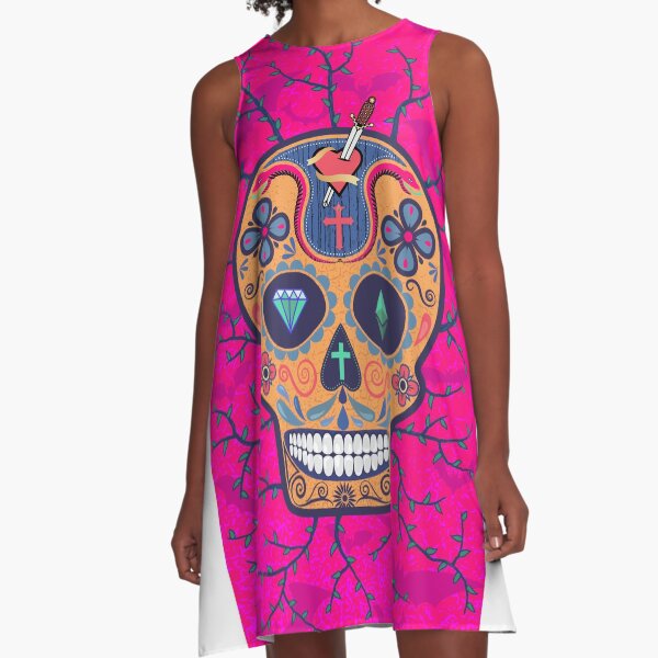 Day of the dead A-Line Dress