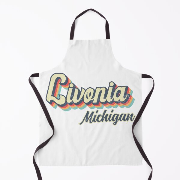 Item preview, Livonia City Michigan Retro Vintage 70s rainbow designed and sold by Teelogic.