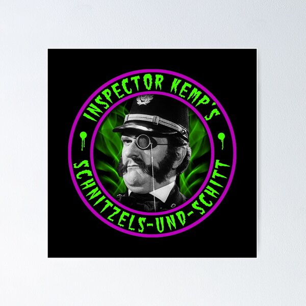 Item preview, INSPECTOR KEMP - SCHNITZELS UND SCHITT designed and sold by Garden Of Nightmares.