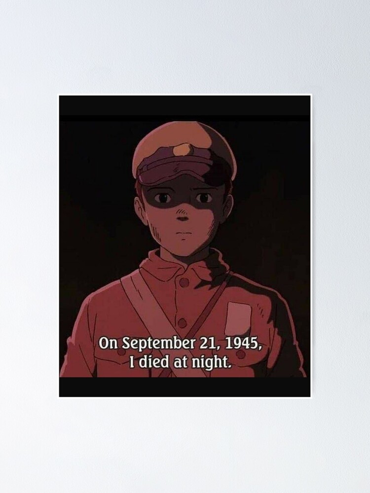 Grave Of Fireflies Poster for Sale by Kakoll