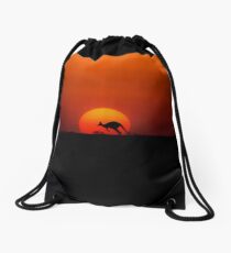 Can only happen in Australia Drawstring Bag