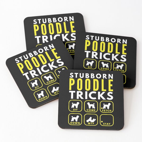 Item preview, Stubborn Poodle Tricks - Dog Training designed and sold by DoggyStyles.