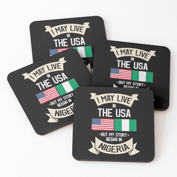 Item preview, I May Live in The USA But My Story Began in Nigeria designed and sold by shopParadise4ue.