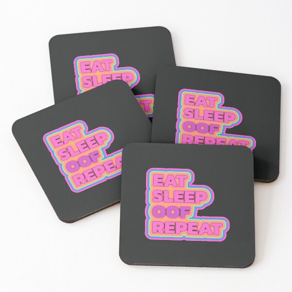 Item preview, Eat Sleep Oof Repeat - Pink Oof designed and sold by Chubuter.