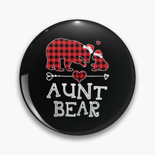 Item preview, Aunt Bear Christmas Pajama Red Plaid Buffalo Family Long Sleeve  designed and sold by FelixRiojas.