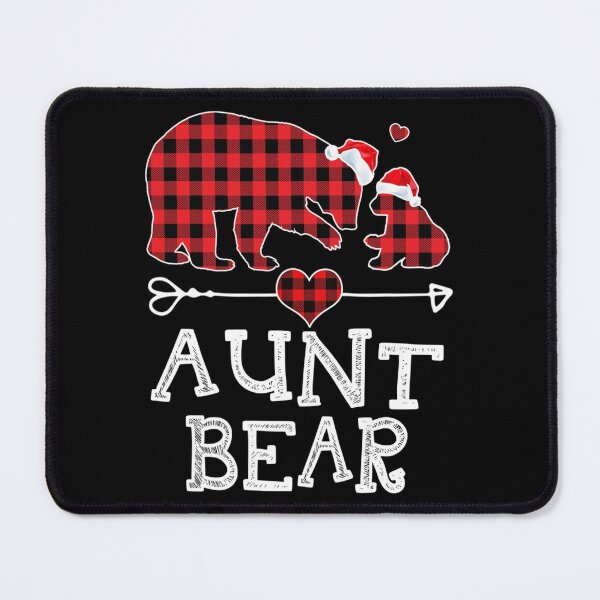 Item preview, Aunt Bear Christmas Pajama Red Plaid Buffalo Family Long Sleeve designed and sold by FelixRiojas.