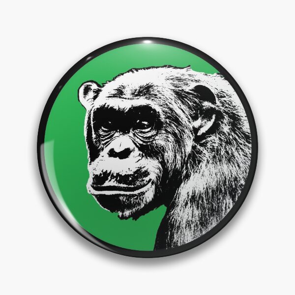 Item preview, Chimpanzee Stencil designed and sold by RevolutionInPaint.