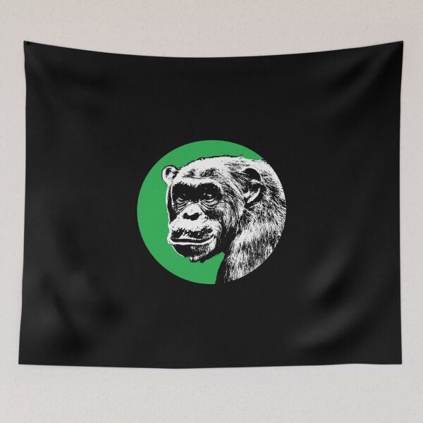 Item preview, Chimpanzee Stencil designed and sold by RevolutionInPaint.