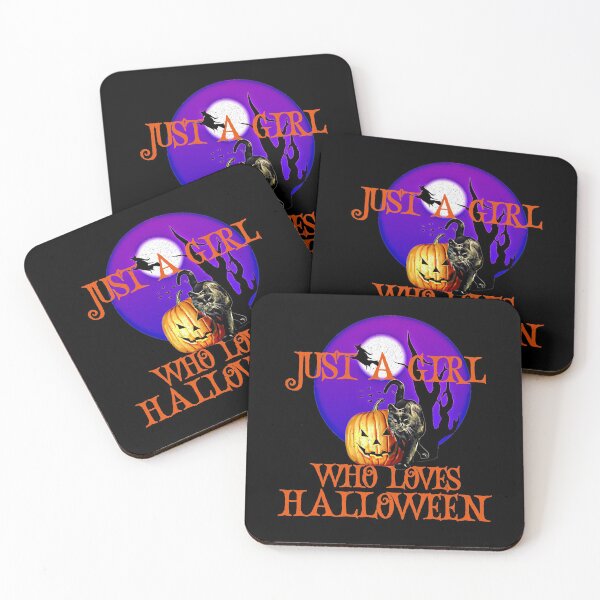 Item preview, Just A Girl Who Loves Halloween designed and sold by GuwdTCo.