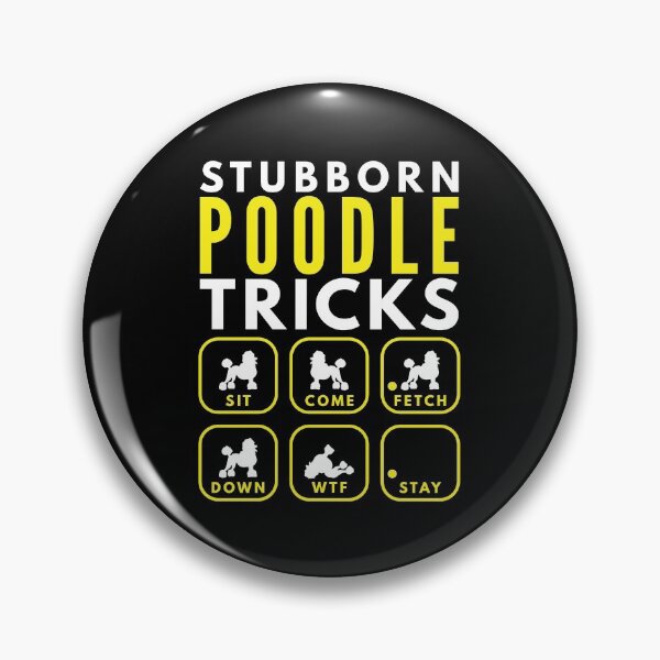 Item preview, Stubborn Poodle Tricks - Dog Training designed and sold by DoggyStyles.