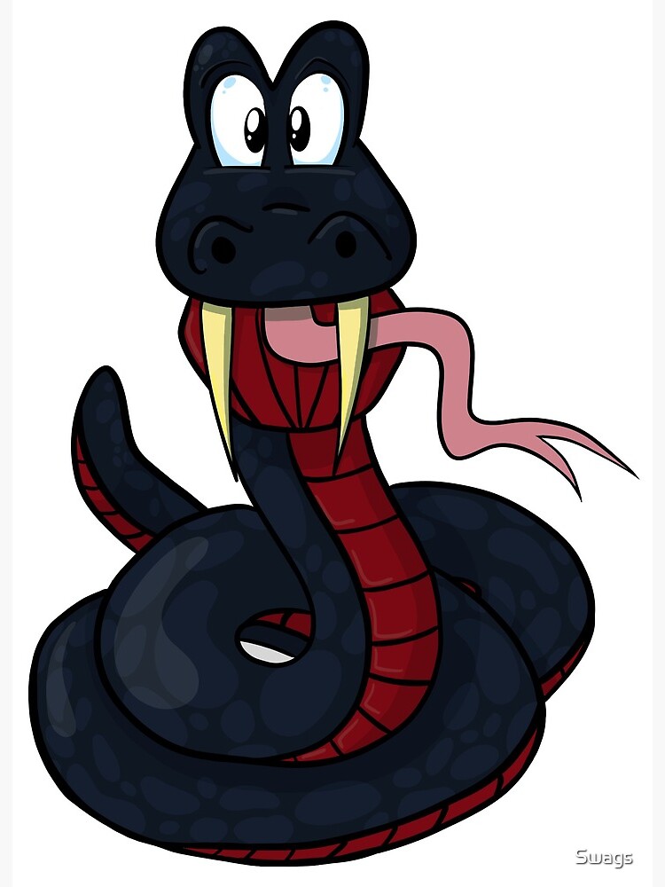 dibujo de serpiente oscura