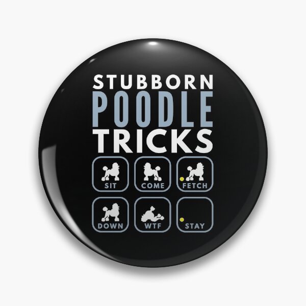 Item preview, Stubborn Poodle Tricks - Dog Training designed and sold by DoggyStyles.