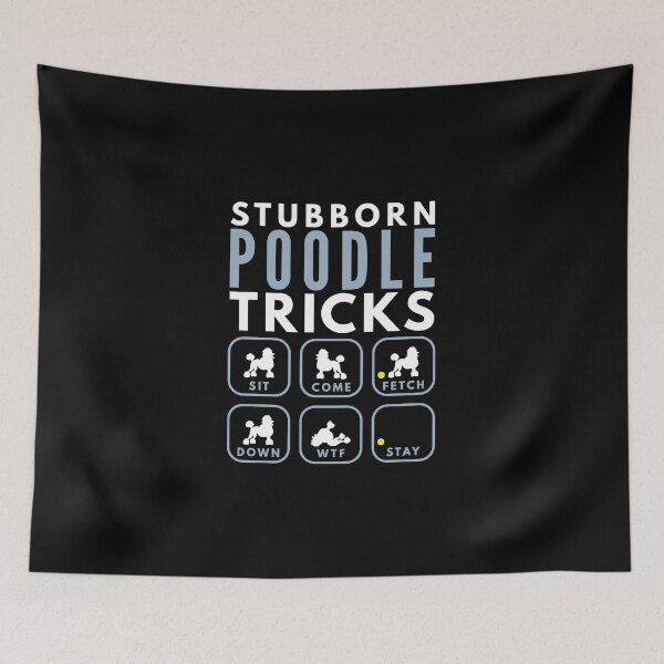 Item preview, Stubborn Poodle Tricks - Dog Training designed and sold by DoggyStyles.