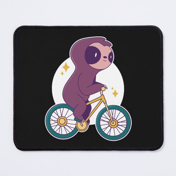 Item preview, Cute sloth rides a bicycle designed and sold by DerSenat.