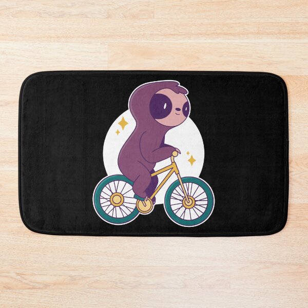 Item preview, Cute sloth rides a bicycle designed and sold by DerSenat.